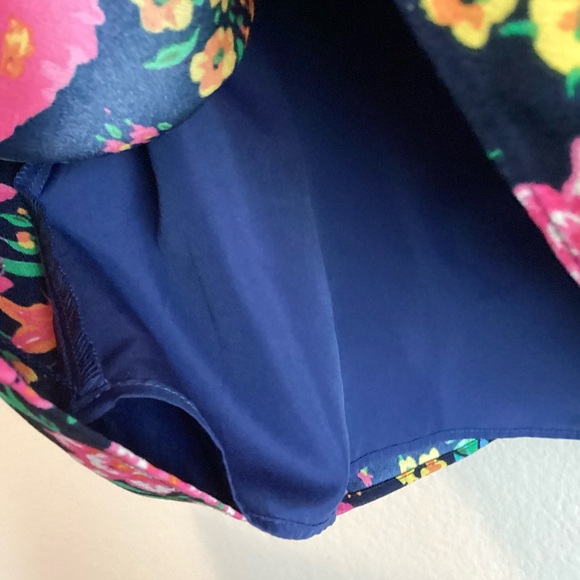 \J. Crew Factory\ Printed Ruffleneck Blouse - Picture 11 of 12